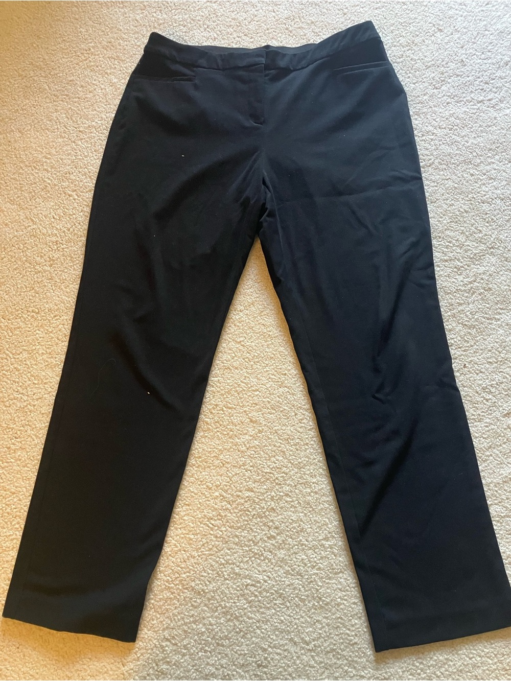 Alfani Black Women's Straight-Leg Dress Pants size 12 SHORT